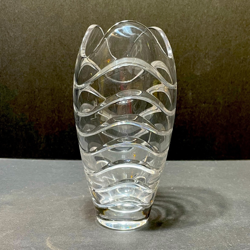 Crystal flower vase